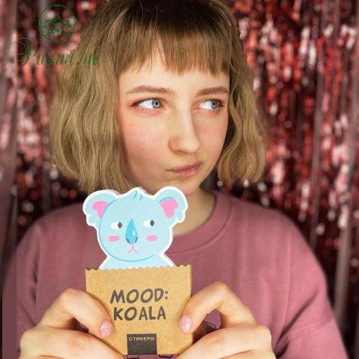 Фигурный блок бумаги в крафтовом пакете Mood koala