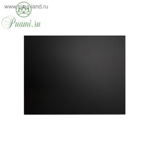 Доска меловая без рамки 700*500 мм, цвет чёрный