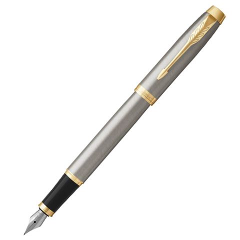 Parker IM Core - Brushed Metal GT, перьевая ручка, F*
