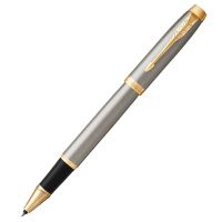 Parker IM Core - Brushed Metal GT, ручка-роллер, F, BL*