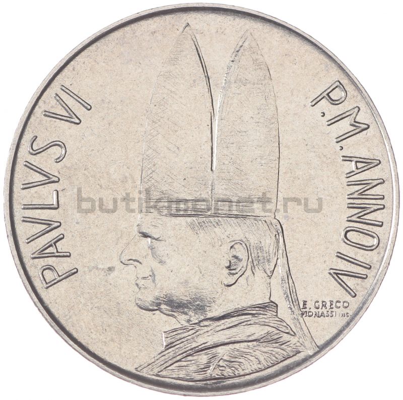 100 лир 1966 Ватикан