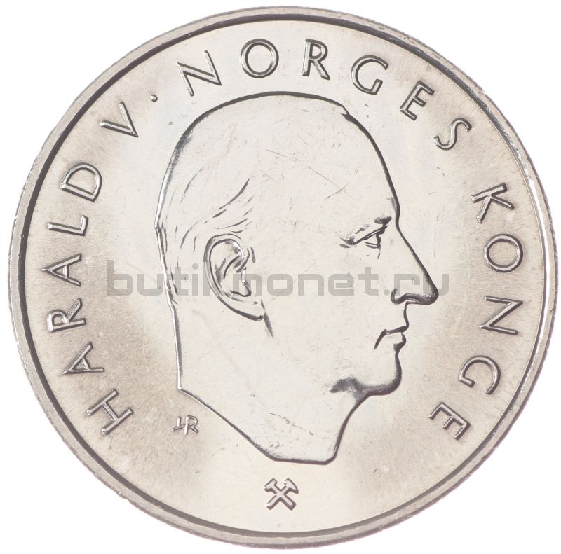 5 крон 1995 Норвегия 1000 лет чеканке монет Норвегии