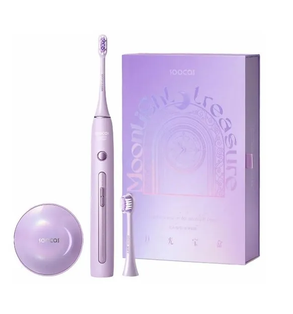 Вибрационная зубная щетка Soocas X3 Pro, (Фиолетовый)