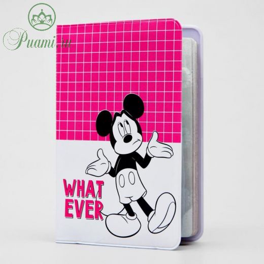 Обложка для паспорта "What ever", Микки Маус