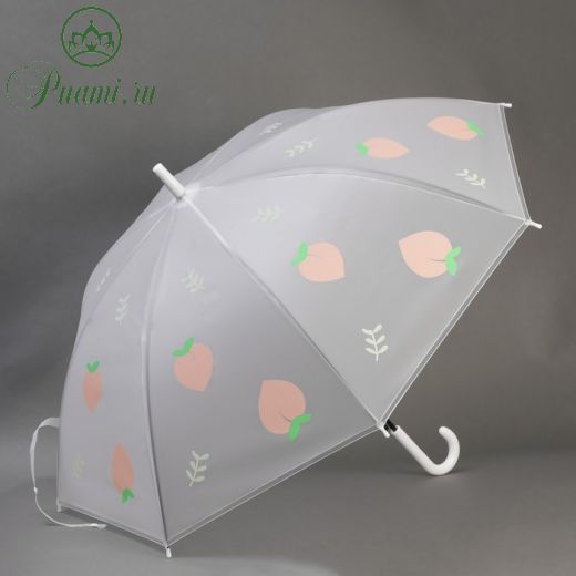 Зонт - трость полуавтоматический «Нежность», 8 спиц, R = 46 см, цвет МИКС