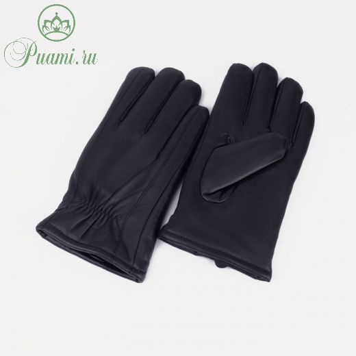 Перчатки, размер 14, утеплитель искусственный мех, цвет чёрный