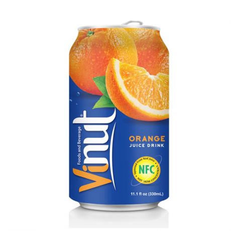 Напиток Vinut сокосодержащий "Сок апельсина", объем 330 мл