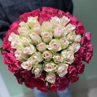 Букет 101 Роза «Сердце»