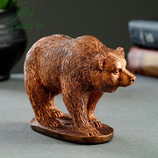 Фигура "Медведь" медь 9х11х5см