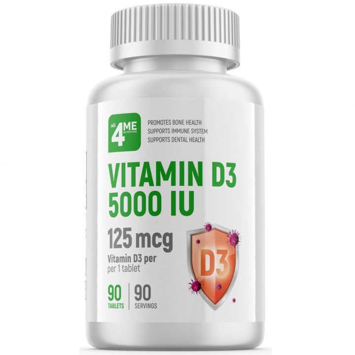 4Me Nutrition - Vitamin D3 5000 IU