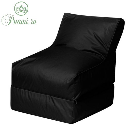 Кресло-лежак, раскладной, цвет чёрный