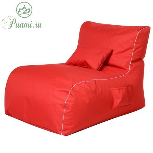Кресло-лежак, цвет красный