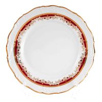 Набор тарелок "Мария Луиза Красная лилия" 25см, 6 шт.