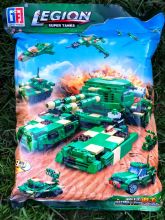 Конструктор Армия + Супер танк  26 в 1  Lego реплика 1422 деталей
