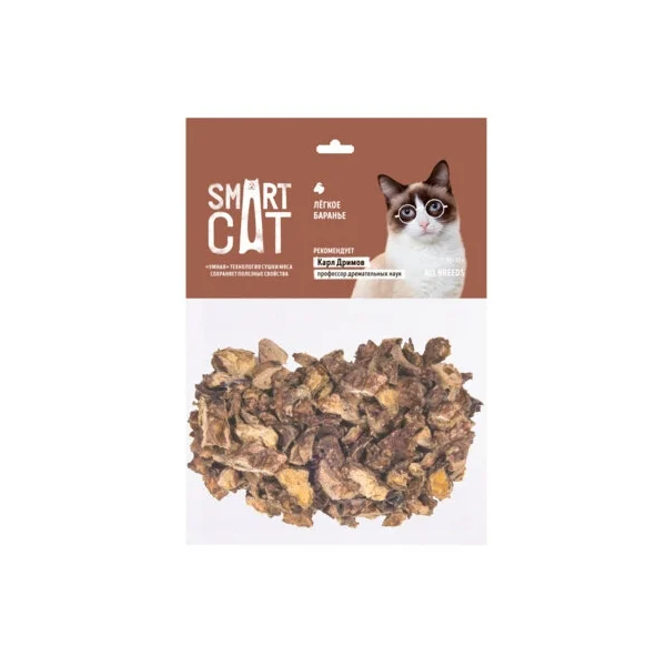 Лакомство для кошек Smart Cat легкое баранье 30 гр