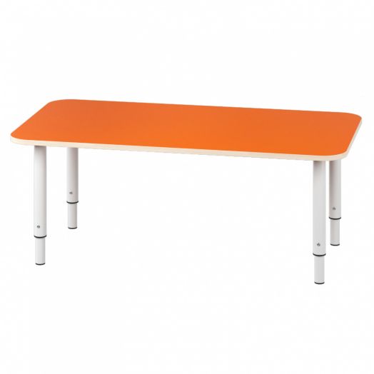 РСН-0012-09 Стол прямоугольный регулируемый Цвет: Оранжевый