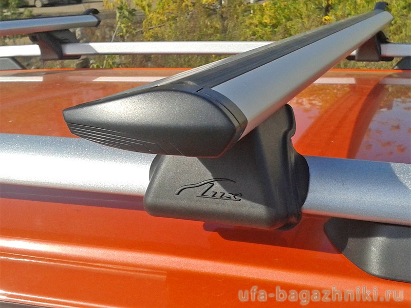 Багажник на рейлинги Opel Antara 2006-2015, Lux Классик, крыловидные дуги