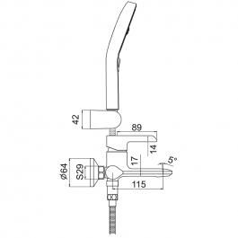 Смеситель для ванны Gappo G03-8 G3203-8