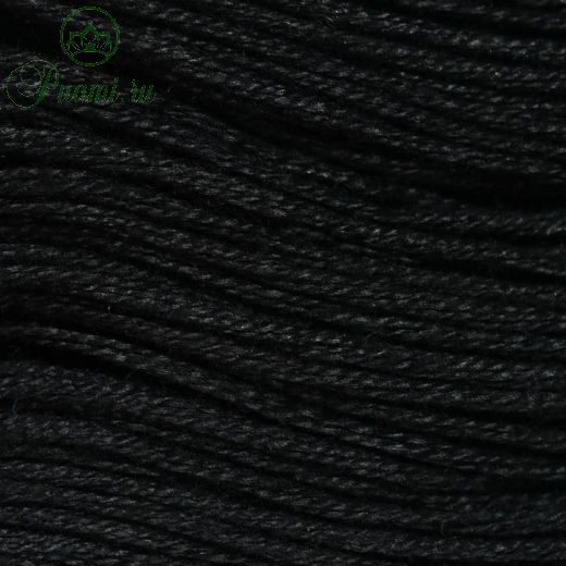 Нитки мулине, 10 ± 1 м, цвет чёрный №7214
