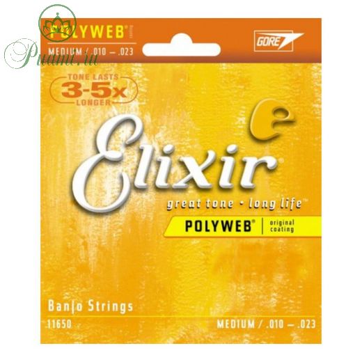 Комплект струн для банджо 11650 POLYWEB  Medium, 10-23