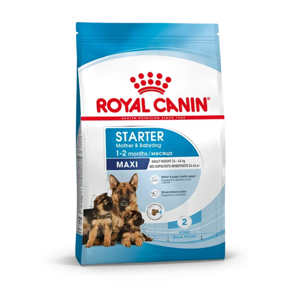 Сухой корм для щенков крупных пород Royal Canin Maxi Starter до 2 месяцев