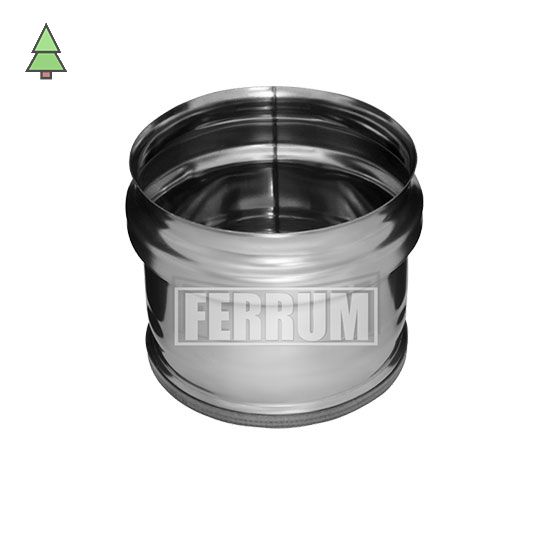 Заглушка внешняя д/трубы Ferrum 0.5 мм; Диаметр: 100-200 мм (нижняя)