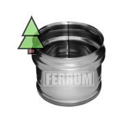 Заглушка внешняя д/трубы Ferrum 0.5 мм; Диаметр: 100-200 мм (нижняя)