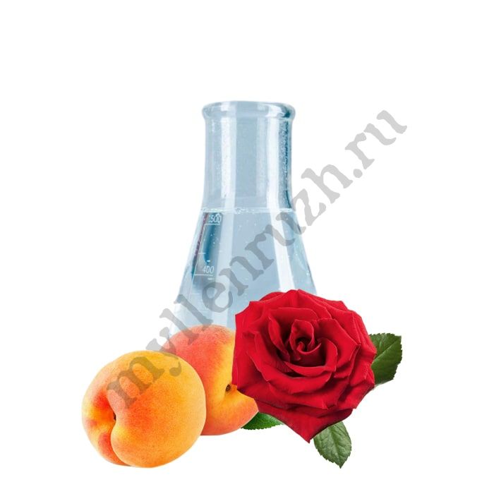 Косметическая отдушка  Бархатистая роза и персик