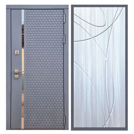 Дверь входная металлическая Армада H24 Силк Титан ФЛ-247 Сандал Светлый