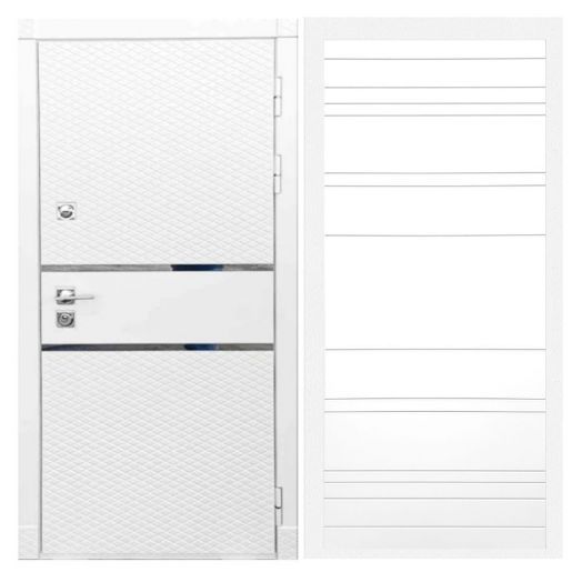Дверь входная металлическая Армада H15 Белый Софт ФЛ-14 Белый Софт