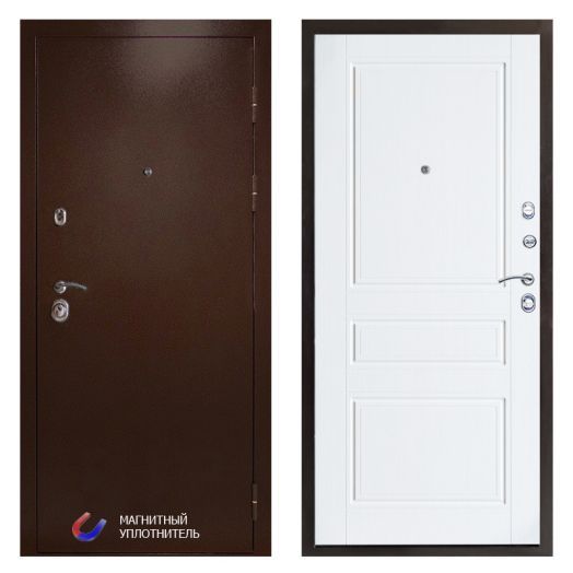 Входная Металлическая Дверь Термодор Termo-door (T.DOOR) Техно Медь Классика лиственница