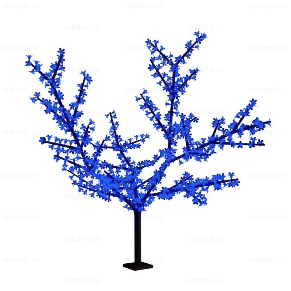 Фигура световая Neon-Night дерево "Сакура" 1728 синих лепестков 3,6м