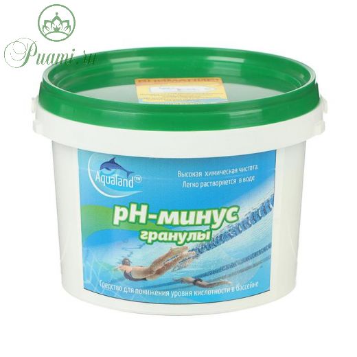 Регулятор pН-минус Aqualand, гранулы, 1 кг