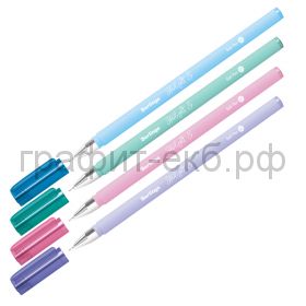 Ручка шариковая Berlingo Starlight S пастель игольчатый стержень синяя CBp_05255