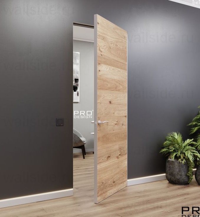 Купить скрытую дверь Pro Design Panel Egger наружного открывания в ...