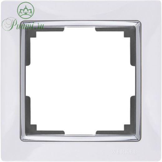 Рамка на 1 пост  WL03-Frame-01-white, цвет белый