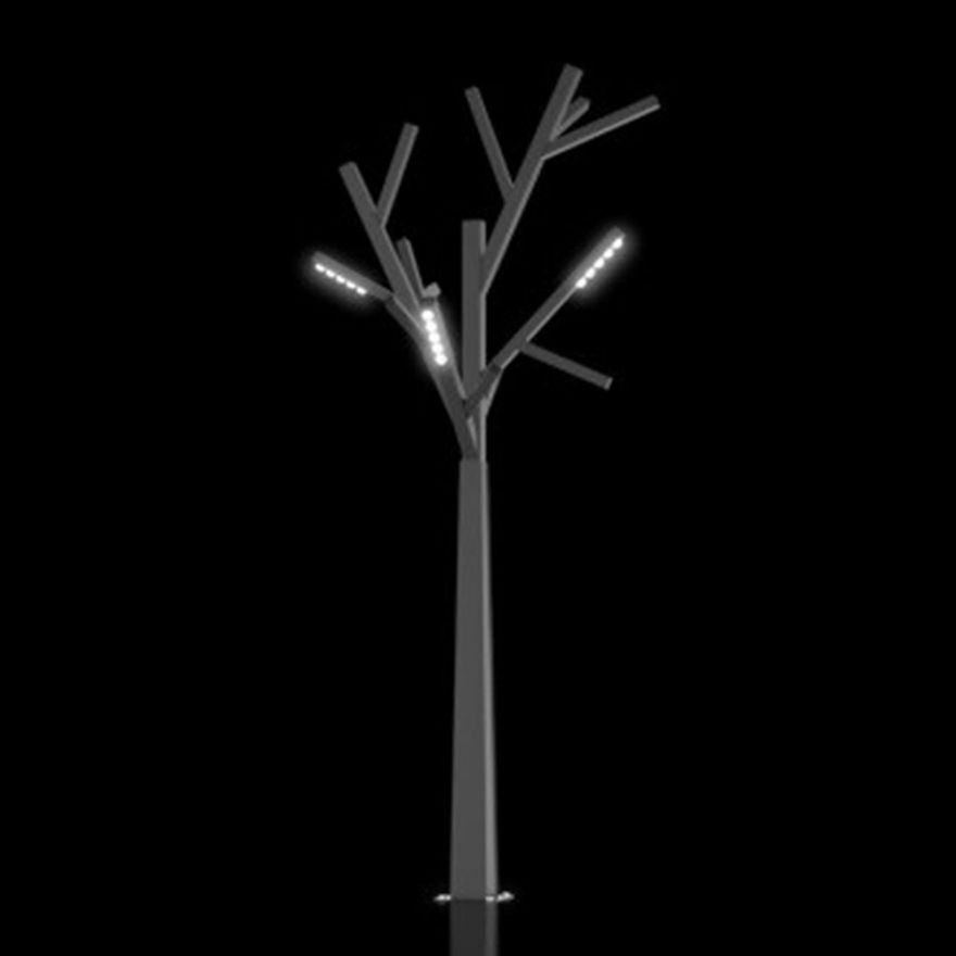 Светильник ландшафтный «ДеревоY44704» с четырьмя световыми модулями