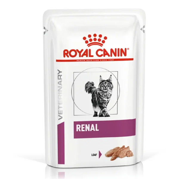 Влажный корм для кошек Royal Canin Renal паштет при проблемах с почками