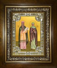 Икона Захария и Елисавета праведные (18х24)