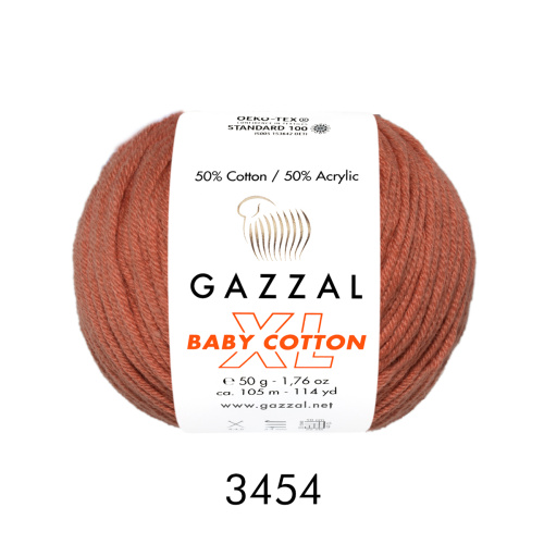 Baby cotton XL (Gazzal) 3454-глина