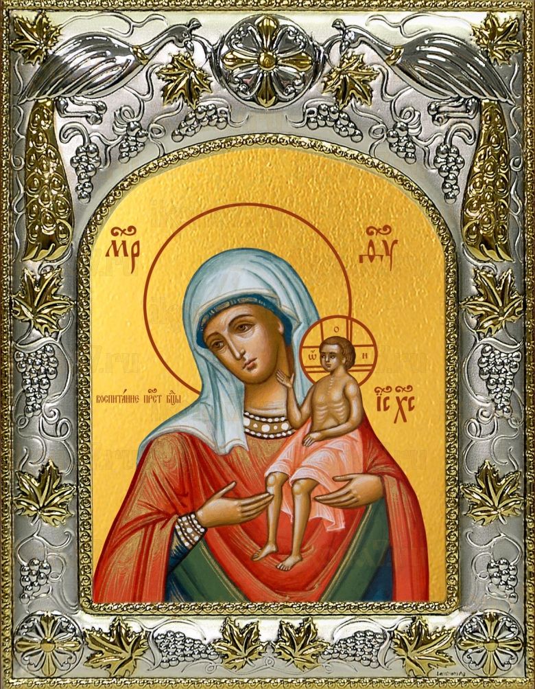 Икона Воспитание икона Божией матери (14х18)