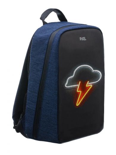 Рюкзак с дисплеем PIXEL Plus NAVY (тёмно-синий)