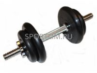 Гантель MB Barbell Atlet d.25мм 10 кг (хромированный гриф)
