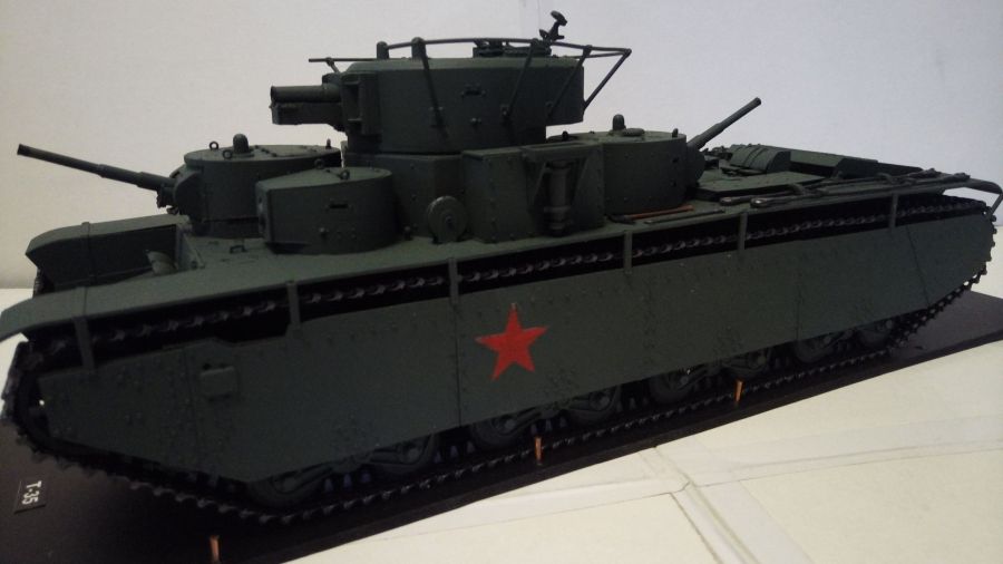 Советский тяжёлый танк Т-35 в масштабе 1/35