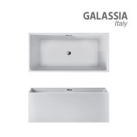 Отдельностоящая акриловая ванна Galassia Quadra 8965 167x80x60 схема 3