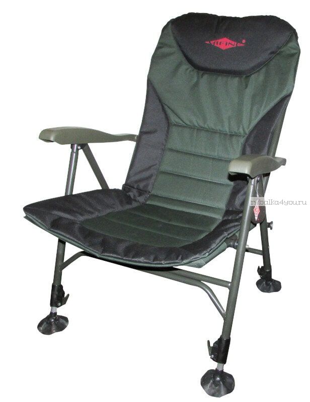 Кресло карповое складное Mifine 550501 с подлокотниками