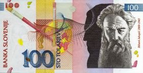 Словения 100 толарев толаров 2003 года ПРЕСС UNC
