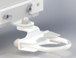Салфетница DS-Бокс.0_эконом  - металлическая, для стоматологической установки (Сервисный бокс для пациента)