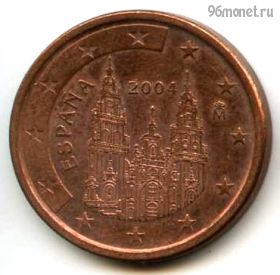 Испания 5 евроцентов 2004