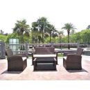 Комплект садовой мебели "Майами" (диван, 2 кресла RS 31/стол RD31) коричневый искусственный ротанг
